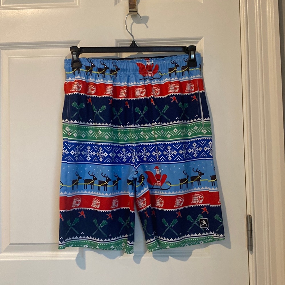 Lacrosse Unlimited Christmas shorts